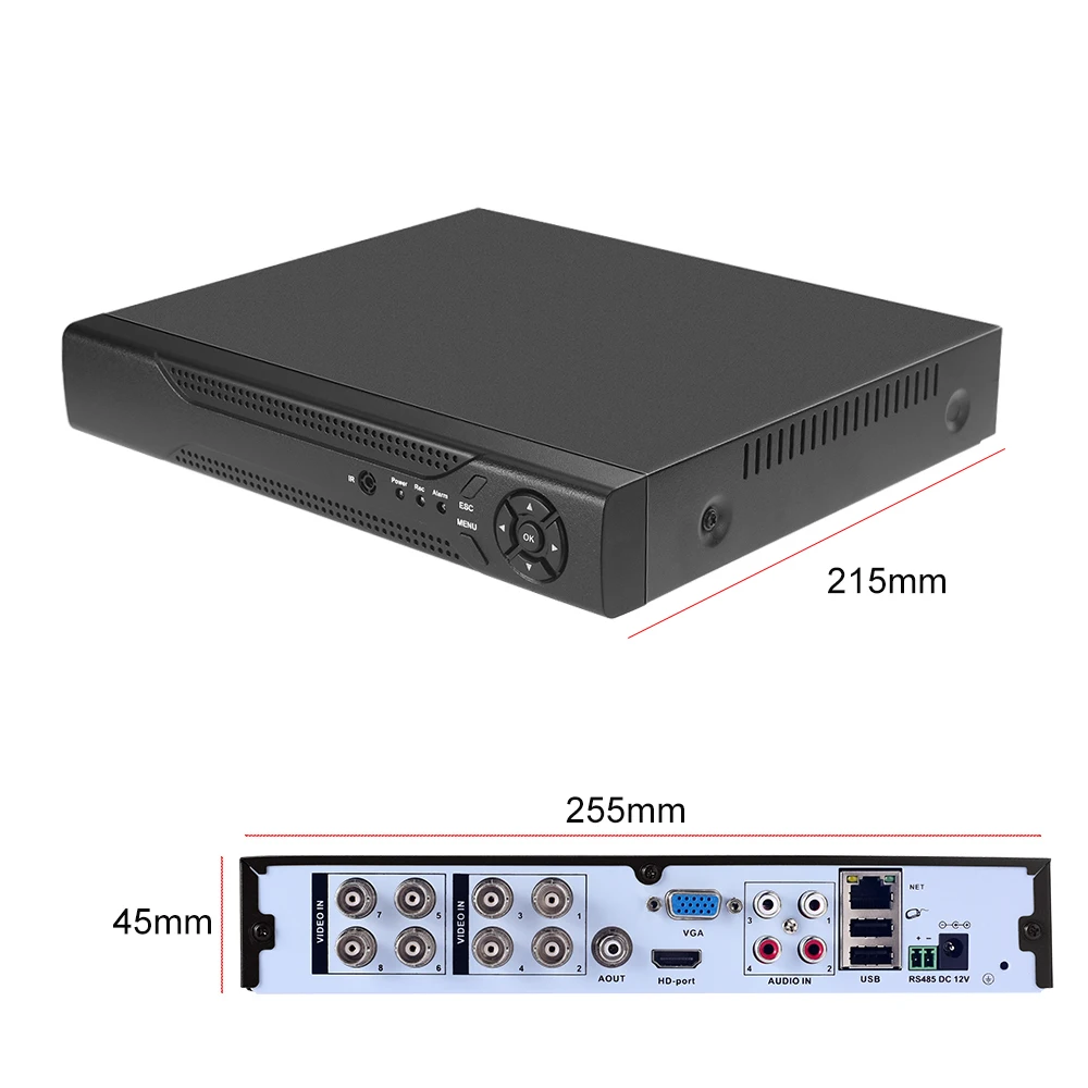 USAFEQLO 4CH/8CH/16CH 1080N TVI CVI AHD-NH 5 в 1 Гибридный DVR/1080 P NVR видеорегистратор AHD DVR для AHD/аналоговая камера ip-камера