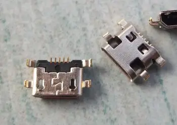 

100pcs New Mini Micro USB jack socket connector for Lenovo A708t S890 / for HuaWei G7 G7-TL00 / for Alcatel 7040N