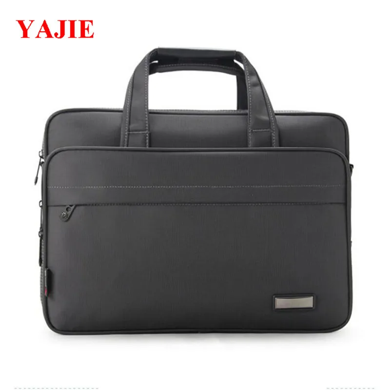 YAJIE High capacity Handbags Shockproof 14 Inch Laptop Bag Classic Men