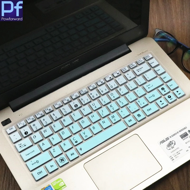 14 дюймовый чехол для клавиатуры ноутбука Защитная пленка Asus A45V K45V K45VD A85V K45VM N46 X42J