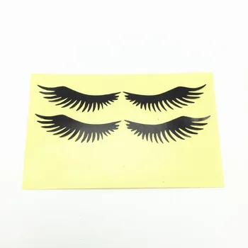 

Unicorn birthday favors gifts Eyelash stickers decor baby girl shower Beauty makeup Party invitation seal bottle Lashes decal 48