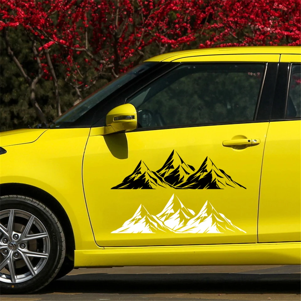 Car Sticker Reflective Mountains Room Vinyl Car Styling Stickers Decals Decor Car-styling Car Stickers And Decals 17.4cm5.1cm  (4)