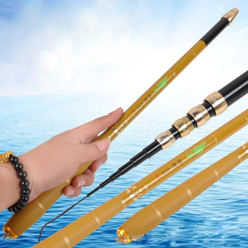 5.4-7.2M Stream Carbon Fiber Telescopic Fishing Rod Ultra Light Carp Fishing