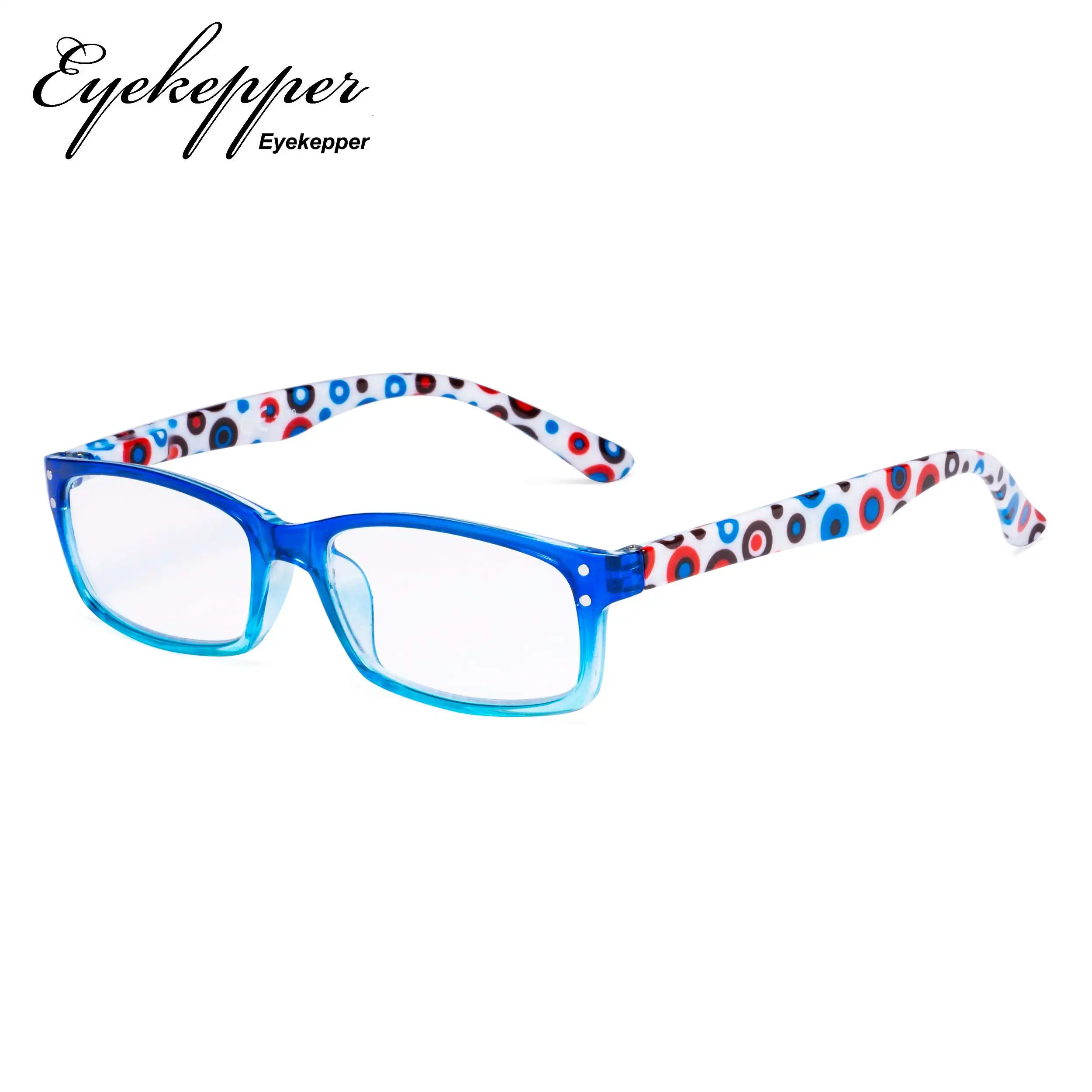 R103P Eyekepper женские очки для чтения, 4 упаковки, милые дужки в горошек