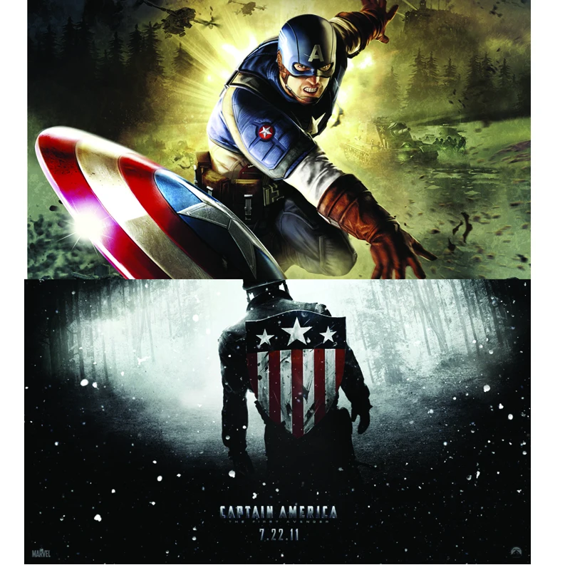 

Captain America diamond painting full square Children's room decora marvel diamond embroidery diamond paint The First Avenger