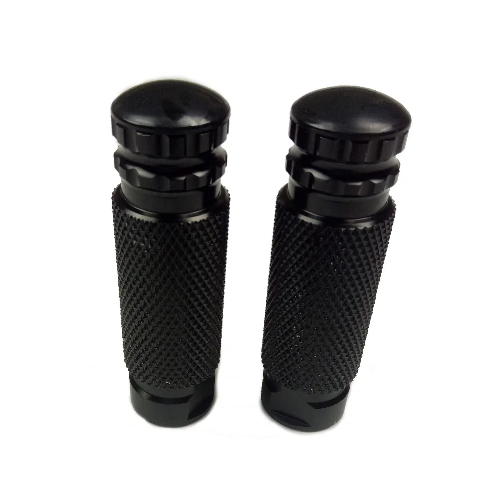 Motorcycle Replacement 8mm CNC Fixing Knurled Aluminium Footrests Foot Pegs Pedals For Racing Rearsets Rear Set or Similar (7)