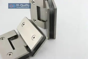 Thicken 135 Degrees Precision Cast Stainless Steel Glass Door Clamp, Glass Clip, Shower Door Glass Clip, Glass Bracket 90 degree shower door hinge solid copper spring hinges glass to wall fitting glass clamp dc 3041