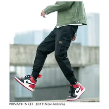 Privathinker, Мужская Уличная одежда, хип-хоп, брюки карго,, Harajuku, спортивные штаны с карманами, Мужская корейская мода, штаны для бега, спортивные штаны