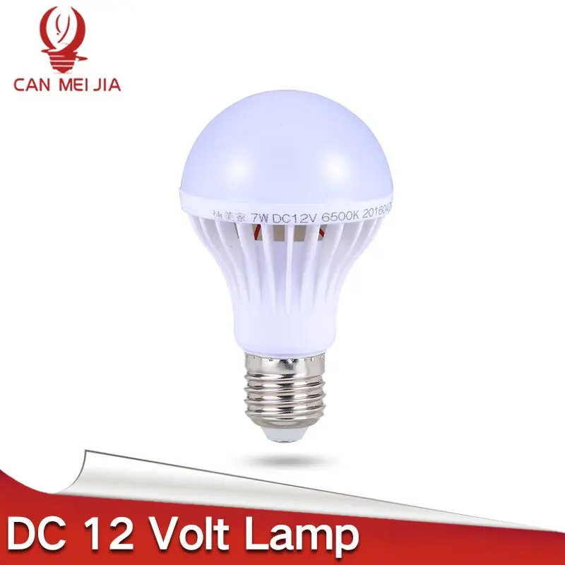 

1pcs E27 LED Bulb LIghts DC 12V Led Lamp Lamparas E27 12 volt 3W 5W 7W 9W 12W Enery Saving lampada Cool White