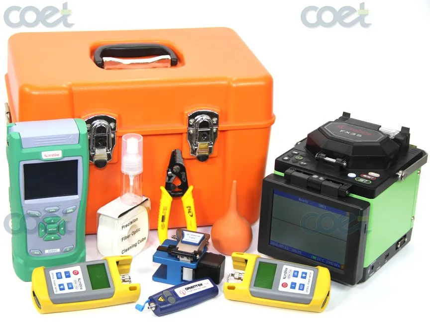 KOMSHINE FX35Fusion Splicer+FC-6S fiber Cleaver+SM OTDR