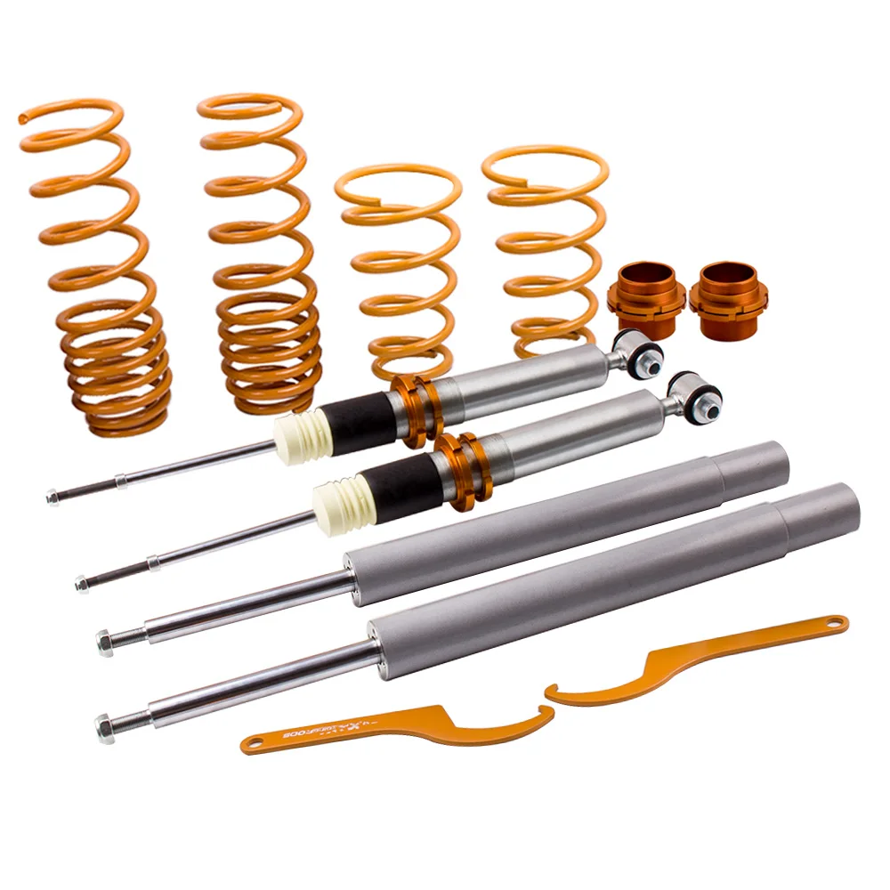 

Coilover Adjustable Suspension Lowering Shock Kit for BMW 5 Series E34 88-97 Absorbers for Saloon 524TD 524TDS 530Di Spring