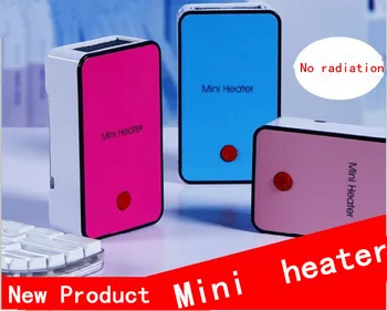 

2018 No radiation Mini Warm Air Electric Heater Portable Desk Fan Fire-protection Materials Handheld Electric Heating Device