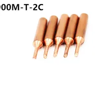 900M-T-2C Чистая медь паяльный наконечник сварочный для Hakko 936 FX-888D Saike 909D 852D+ 952D диамагнитный DIY 1C 3C 4C K B I SK