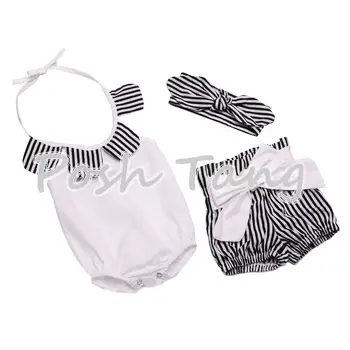 

baby toddler summer boutiques baby girls vintage floral ruffle halter romper shorts with bow knot headband