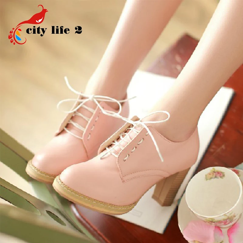 Shallow Sweet High Heel Pumps 40 43 Large Size 2014 Spring And Autumn Roman Style Singles
