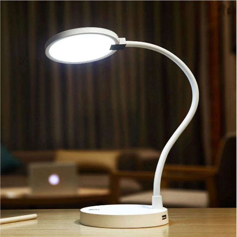 Beste Originele Xiaomi Smart COOWOO LED Lamp 4000 mAh Power 2USB Intelligente Controle Oogbescherming licht Verstelbare Bureau Tafel Lamp