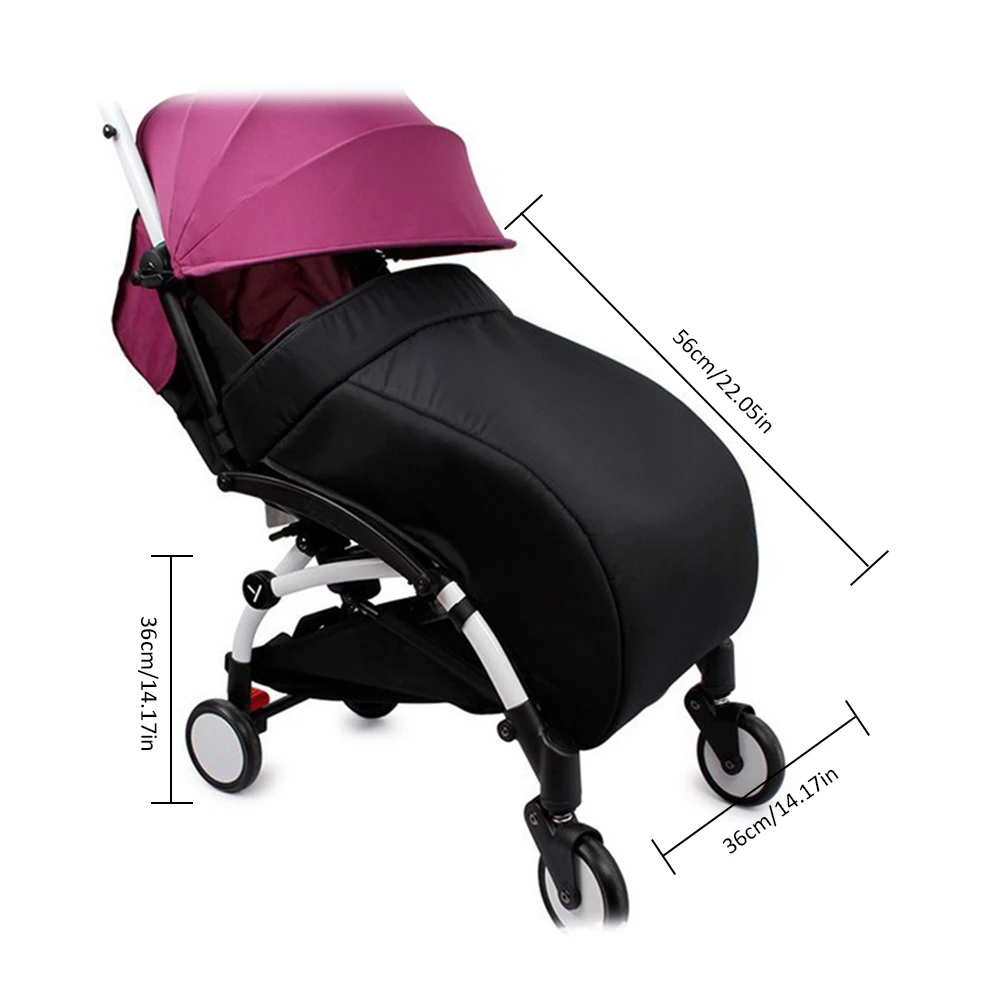 60x40 см универсальные аксессуары для детских колясок, теплая ткань 300D и теплая хлопковая детская коляска, муфта для ног, коляска, коляска, стеганая, ветрозащитная