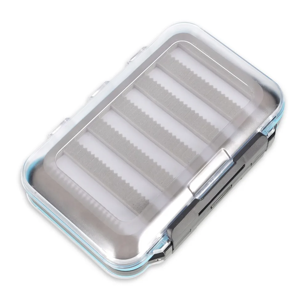 

SF Large Waterproof Hard PVC Fly Fly Fishing Flies Box With Slit Foam