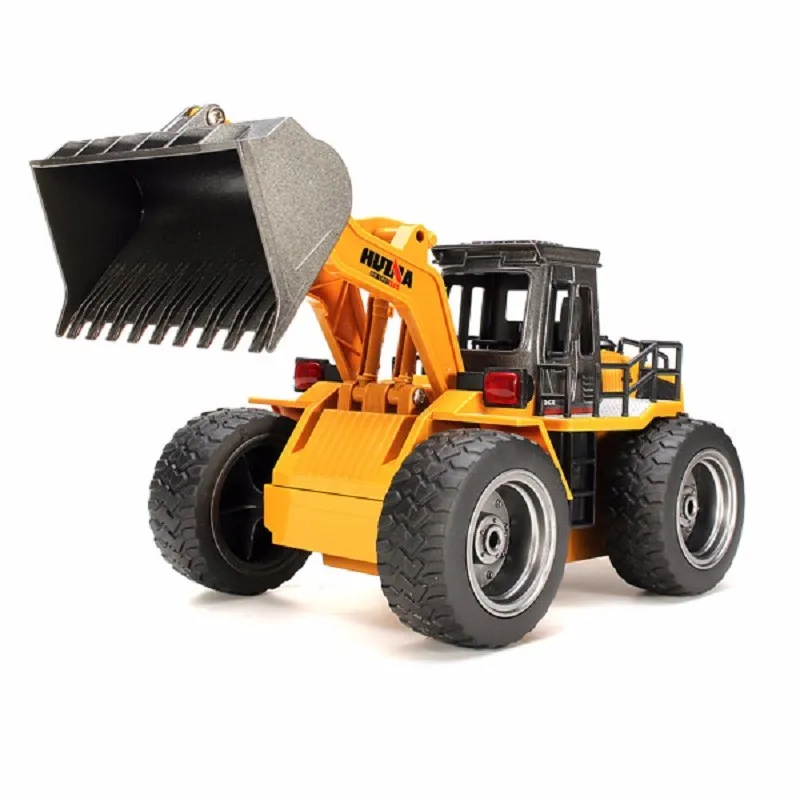 ФОТО HuiNa Toys 1520 Six Channel 6CH 27HMZ 1/14 RC Metal Bulldozer Charging 1:14 RC Car RTR Remote Control Toys