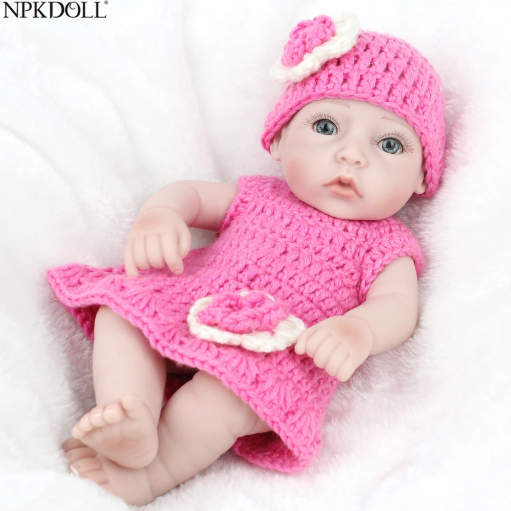 NPKDOLL Bebe 10 &quotНастоящая силиконовая кукла для девочек детский подарок высокого