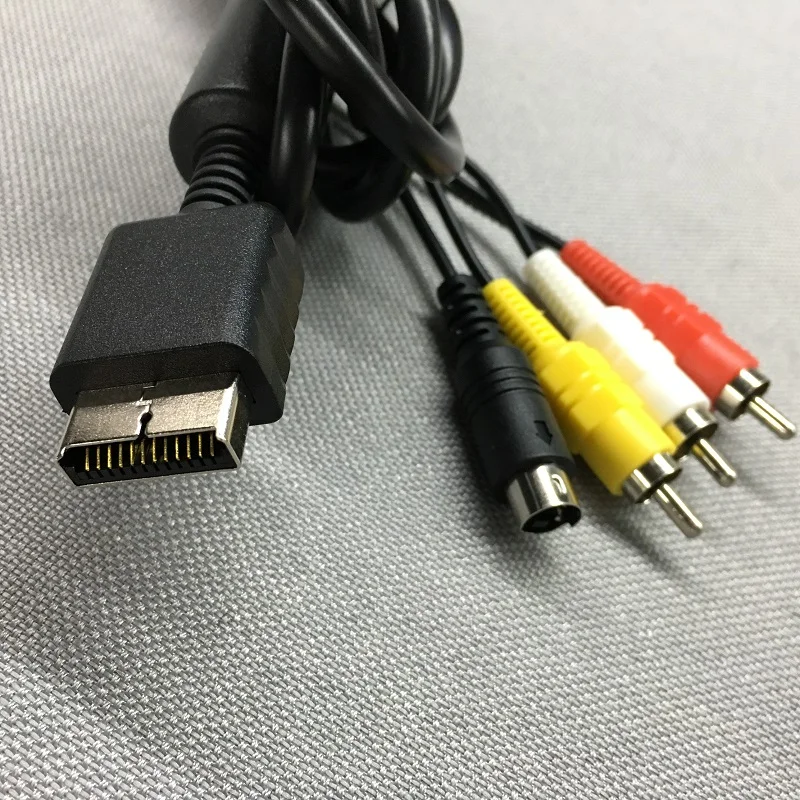 FZQWEG Аудио Видео AV кабель 3 RCA для Sony Playstation PS PS2 PS3|Кабели| |