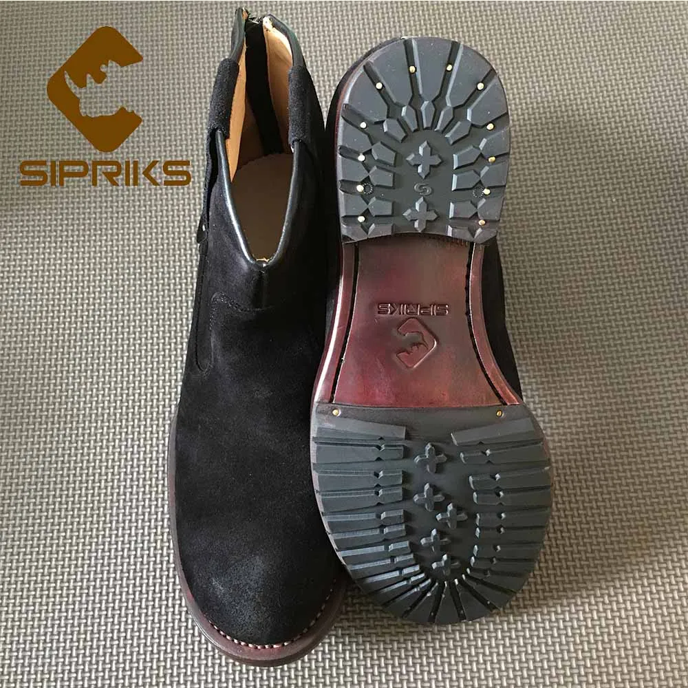 Sipriks итальянские пользовательские Goodyear сапоги с рантом мужские ковбойские