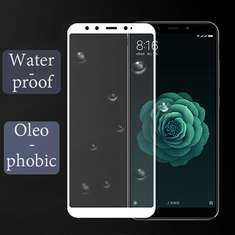 9D защитное стекло на для Xiaomi 5x a1 6 6x A2 закаленная glas cam ksio mi xio tremp x2 a 1 2x6 5 x защитная