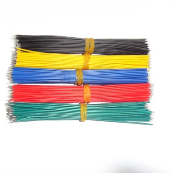 

500pcs 12cm Breadboard Jumper Cable Wires Tinned DIY Red/Black/Yellow/Green/Blue each Color 100pcs