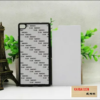 

DHL Freeshipping For Huawei P8/P8 Lite Case TPU+PC soft 2D Sublimation Blank Heat transfer Phone Cover Case