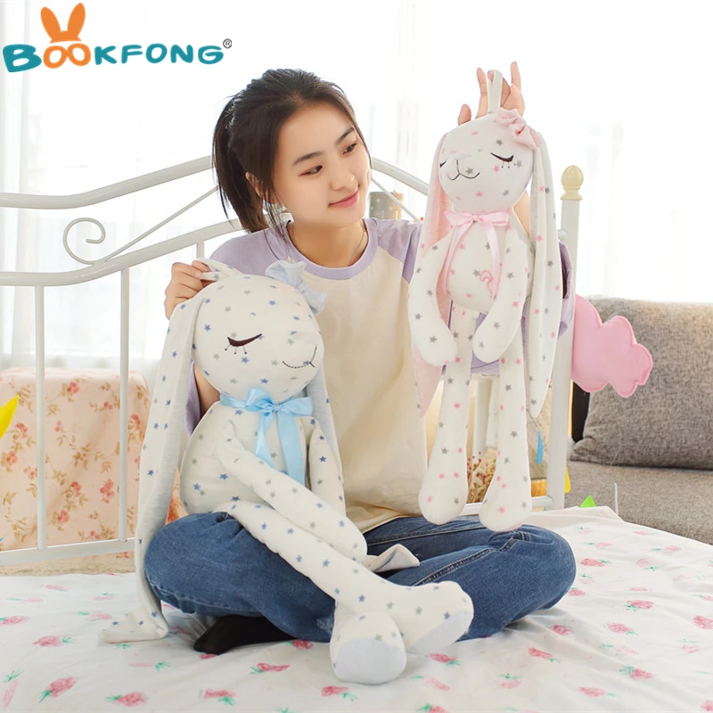 

1pc Baby Infant Sleeping Hug Doll Soft Stuffed Bunny Dolls Plush Rabbit Toys Down Cotton Long Ear Rabbit Plush Toys for Baby Kid