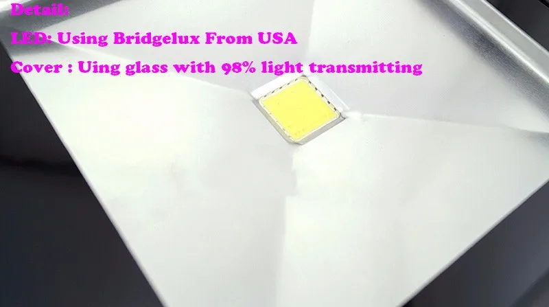 10W, 20W, 30W ,50W, 70W 100W LED Floodlight 85-265V Epistar Bridgelux LED PF0.95 -06
