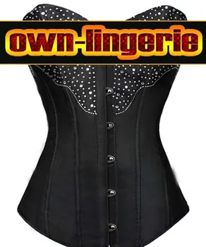 

sheer and rhinestones corset top bustier with hook and eye sequin corset w3123