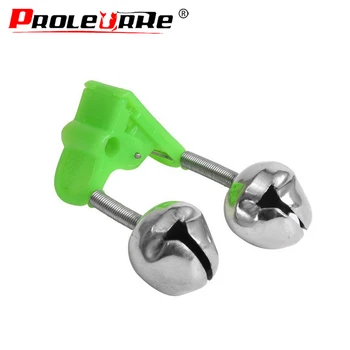 

5pcs/lot Sea Fishing Feeder Sensitive Fishing Bell Twin Rod Tip Fish Bell Alarm Fishing Tackle Accessories size 50mm 8g