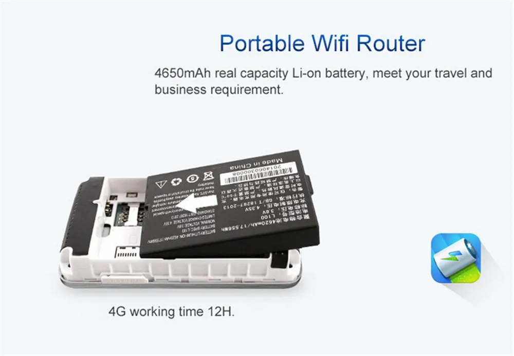 KuWfi разблокирована 4G Беспроводной маршрутизатор карман LTE Wi Fi модем 4100 mAh Мощность