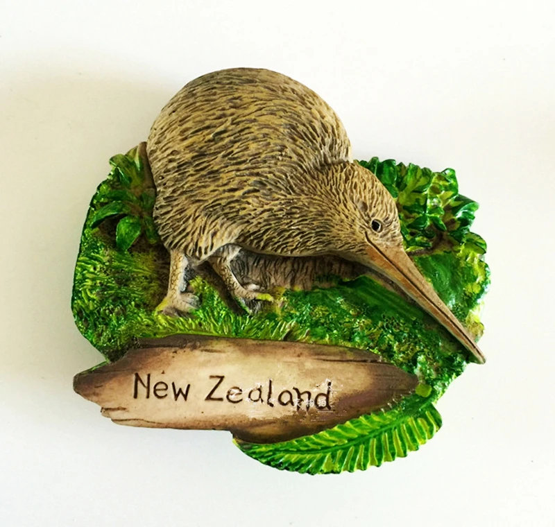 New Zealand Victoria Bird 3D Fridge Creative World Travel