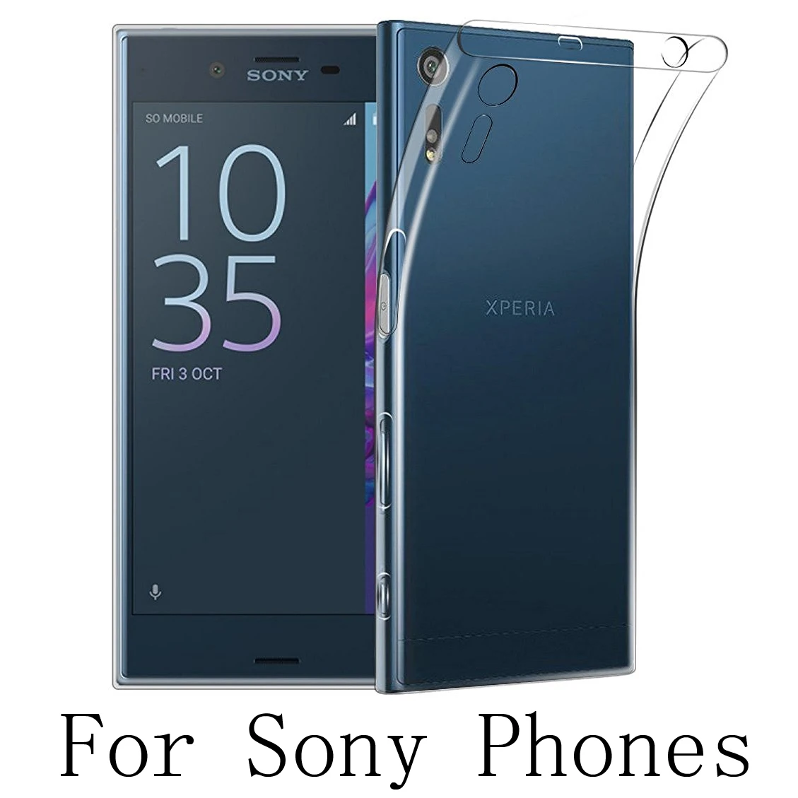 Ультра тонкий чехол для sony Xperia L1 XZ1 XR XZ X XA XA1 Ultra XP Z5 Z4 Z3 C5 C4 e5 компактный премиум мини