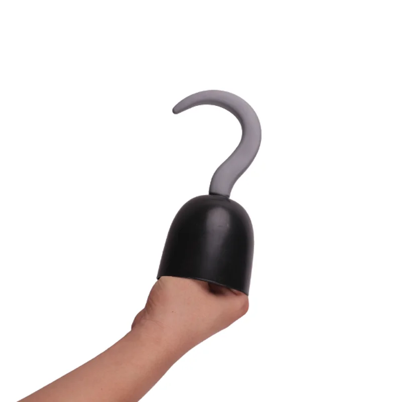 

1pc Creative Pirate Hook Halloween Decorations Pirate Hook Children Funny Toys Activities Dress Supplies Kids Funny Game