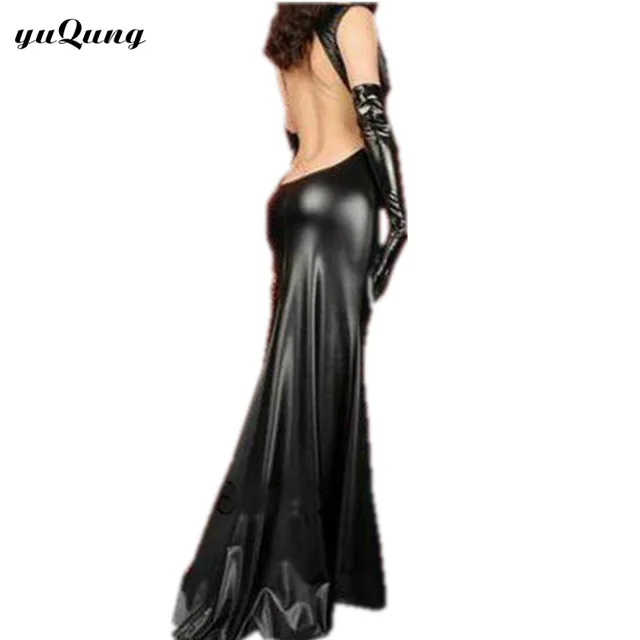 Leather Maxi Dress