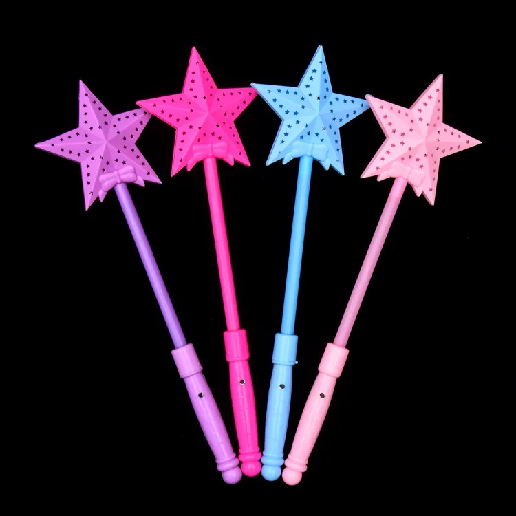 Детские светящиеся игрушки пятиконечная звезда флэш-палка звезды Волшебный бар Дети Девочка Фея Звезда стержень игрушки подарки
