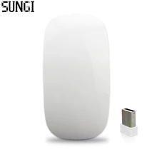 2,4G беспроводная сенсорная мышь USB приемник оптическая Волшебная мышь сенсорное колесо прокрутки мыши для планшета ПК настольный ноутбук