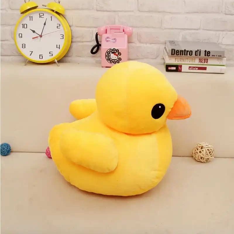 big yellow duck stuffed animal