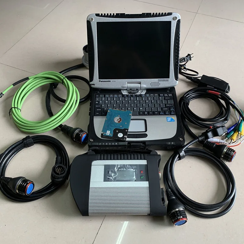 MB Star C4 SD C4 compact 4 V05/ новое программное обеспечение hht в 320 Гб HDD CF-19 i5 4 г б/у ноутбук компьютеры для Модель MB Star Diagnosis инструмент