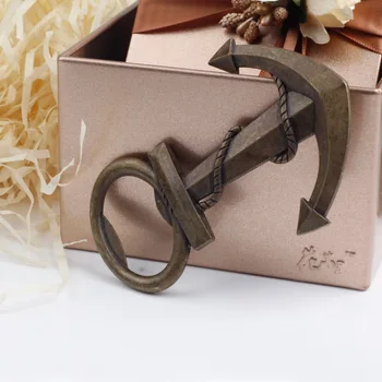 

Nautical Boat Anchor Bottle Opener Wedding Party Shower Favors Present Gift
