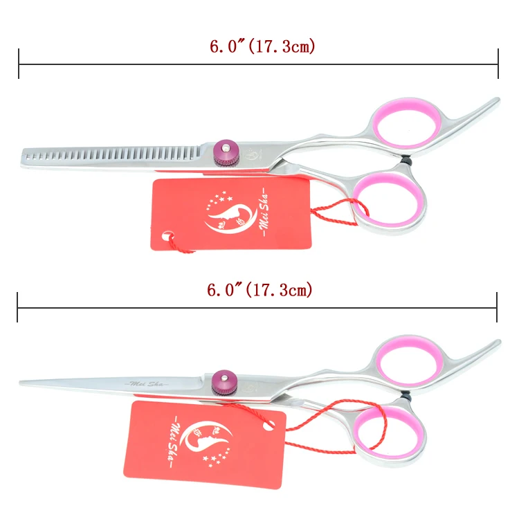 Meisha 6 дюймов Япония 440c ножницы для домашних животных набор инструментов для ухода за лошадьми Профессиональные Парикмахерские ножницы для стрижки щенков и кошек HB0015