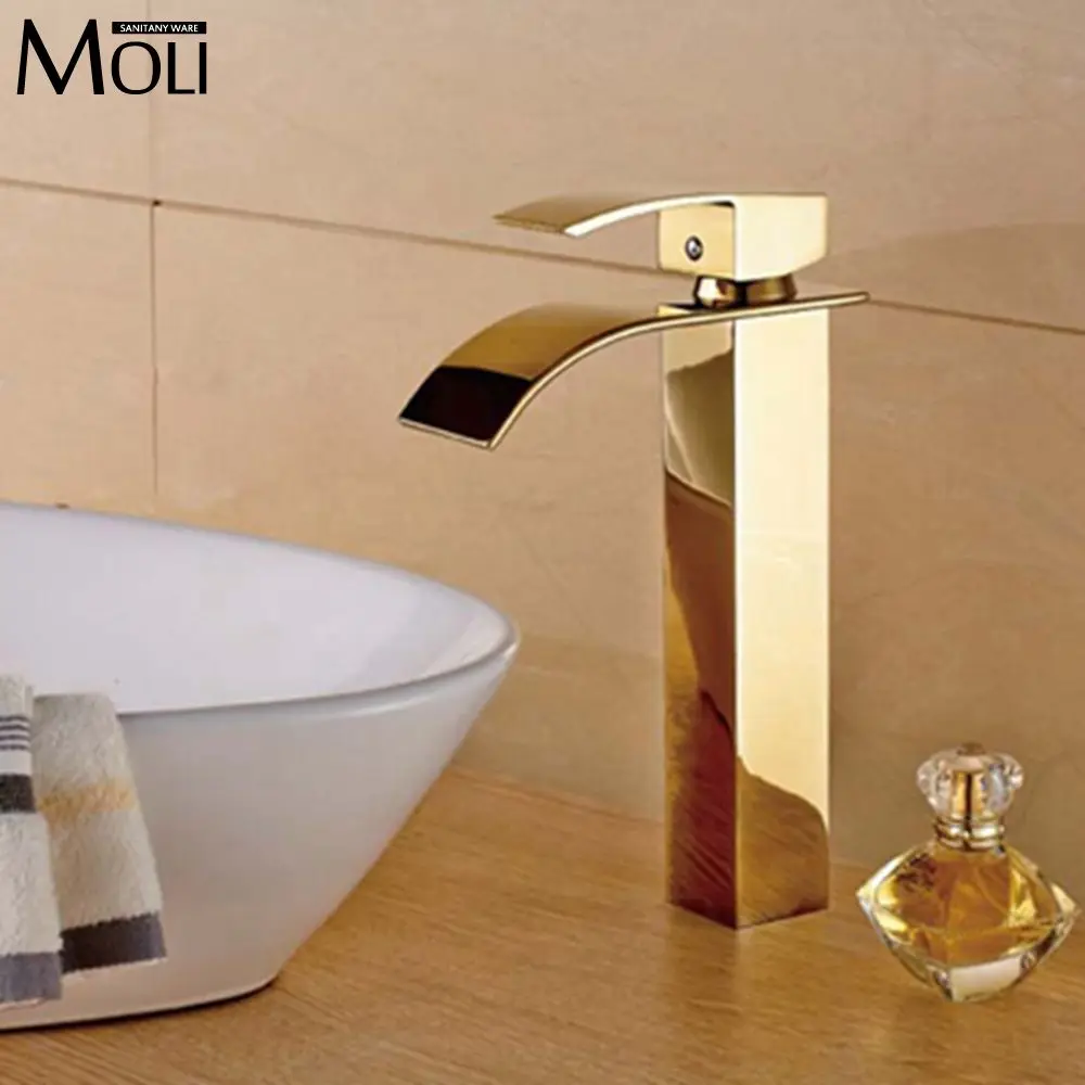 Online kaufen groÃhandel gold badarmaturen aus china gold ... Wasserhahn weiß bad