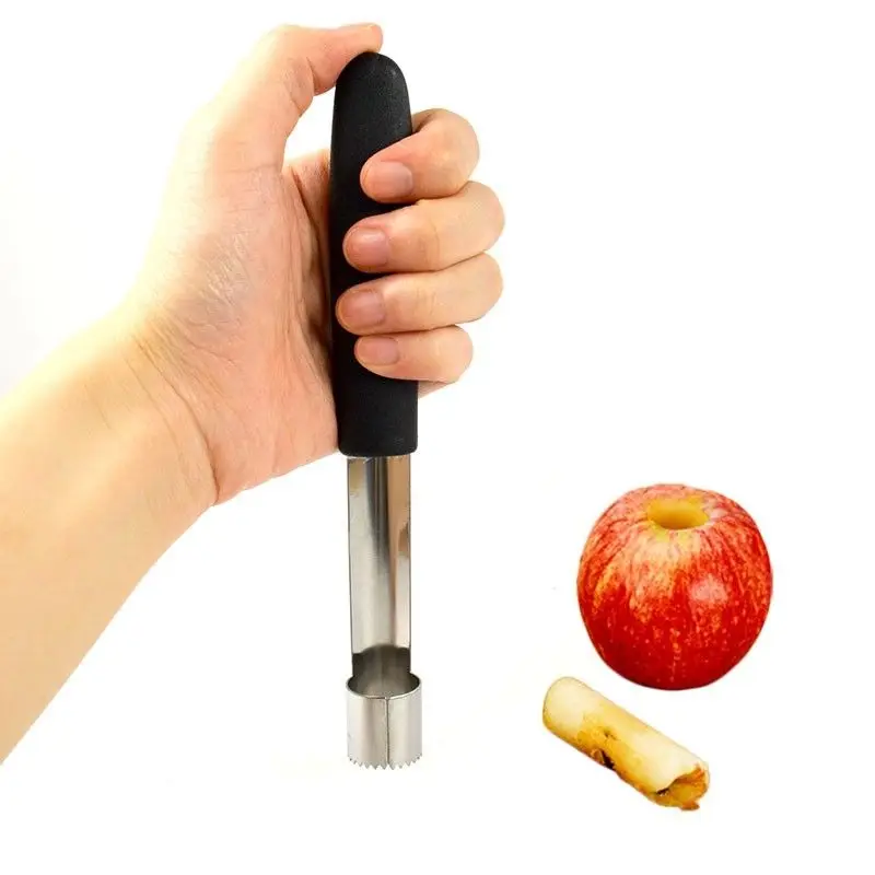 

180mm(7'') Apple Corer Pitter Pear Bell pepper Fruit Core Seed Remover Remove Pit Kitchen Tool Gadget Stoner Easy Twist