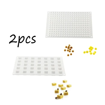 

Silicone Small Square Block And Mini Round Ball Cake Mold Decorating Tools For Chocolate Ice Dessert Candy Baking Accessories