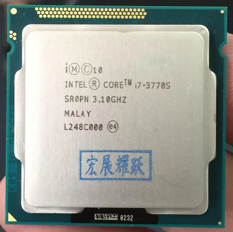 Процессор Intel Core i7-3770S i7 3770S процессор 65 Вт LGA 1155 для ПК компьютера настольного