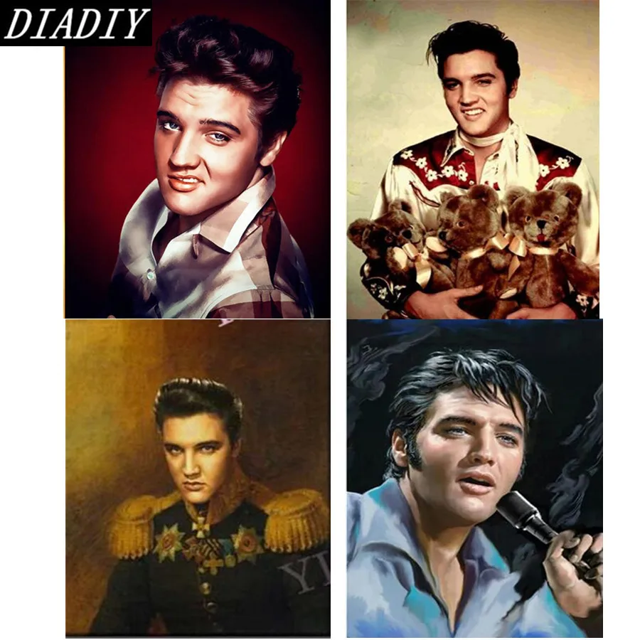 Алмазная 5d картина elvis presley алмазная вышивка портрет полноформатная мозаика