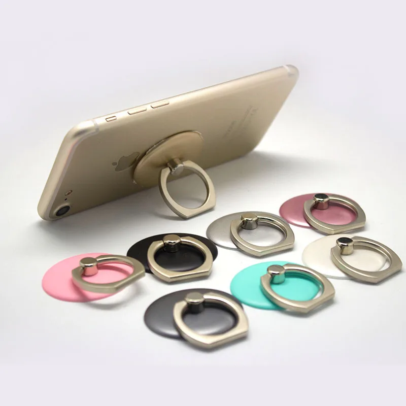 Oval Shape Mobile Phone Stand Holder For iPhone X 8 Samsung Xiaomi Phone Finger Ring Holder Stand Apply to Magnetic Car Holder